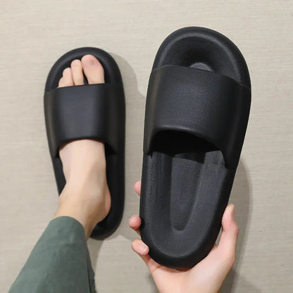 New Cloud Soft EVA Slippers Couples Home Outdoor Slipper Summer Beach Sandals Men Flip Flops Women Bedroom Thick Bottom Shoes - Yara fashion  65447255 New Cloud Soft EVA Slippers Couples Home Outdoor Slipper Summer Beach Sandals Men Flip Flops Women Bedroom Thick Bottom Shoes 