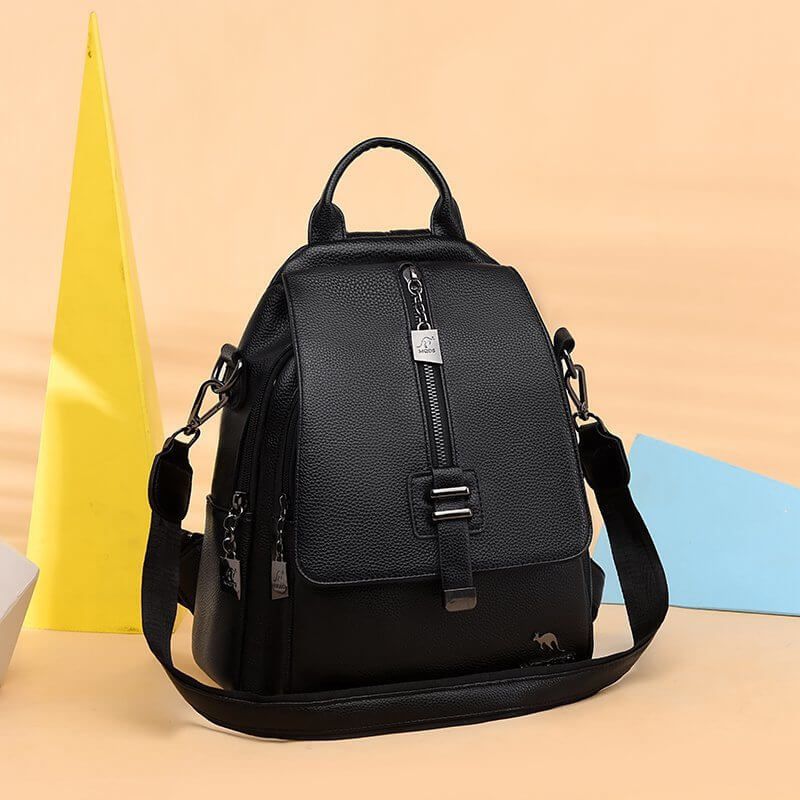 New Fashion PU Soft Leather Small Backpack - Yara fashion  93771279 New Fashion PU Soft Leather Small Backpack 