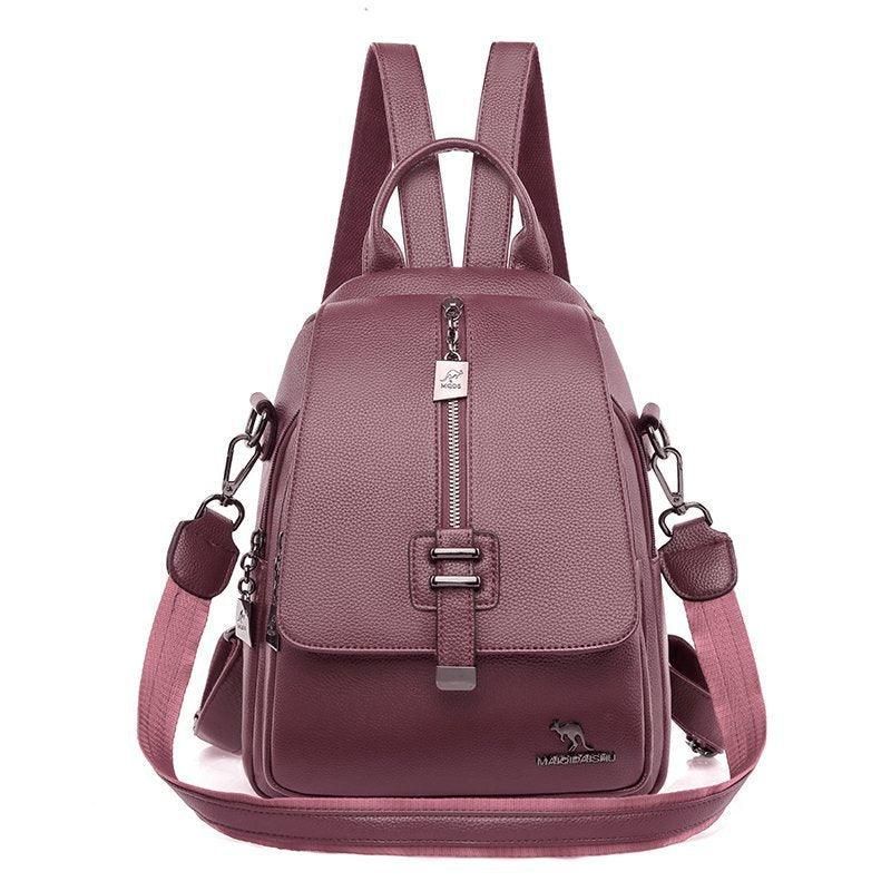 New Fashion PU Soft Leather Small Backpack - Yara fashion  17046723 New Fashion PU Soft Leather Small Backpack 