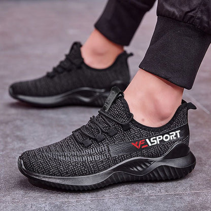 New Flyknit Men's Shoes Korean Style Trendy Casual Shoes Comfortable - Yara fashion  55029242 New Flyknit Men's Shoes Korean Style Trendy Casual Shoes Comfortable 