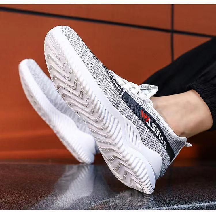 New Flyknit Men's Shoes Korean Style Trendy Casual Shoes Comfortable - Yara fashion  5727272 New Flyknit Men's Shoes Korean Style Trendy Casual Shoes Comfortable 