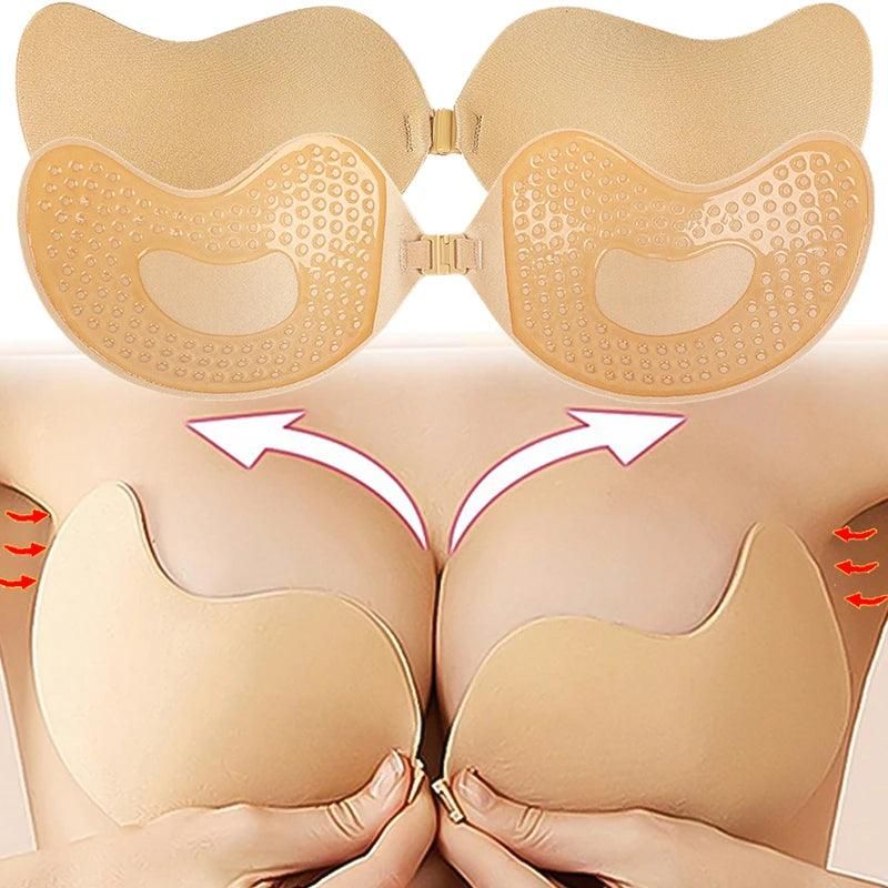 New Silicone Chest Stickers Lift Up Nude Bra Self Adhesive Bra Nude Invisible Push Up Cover Bra Pad Sexy Strapless Breast Petals - Yara fashion  98091509 New Silicone Chest Stickers Lift Up Nude Bra Self Adhesive Bra Nude Invisible Push Up Cover Bra Pad Sexy Strapless Breast Petals 