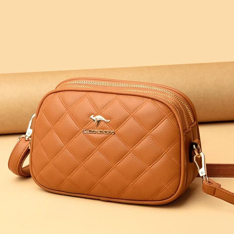 New Summer Square Small Shoulder Messenger Bag Female Girl Three Layers Circle Luxury Handbags Simple Style Crossbody Bags Purse - Yara fashion  95206630 New Summer Square Small Shoulder Messenger Bag Female Girl Three Layers Circle Luxury Handbags Simple Style Crossbody Bags Purse 