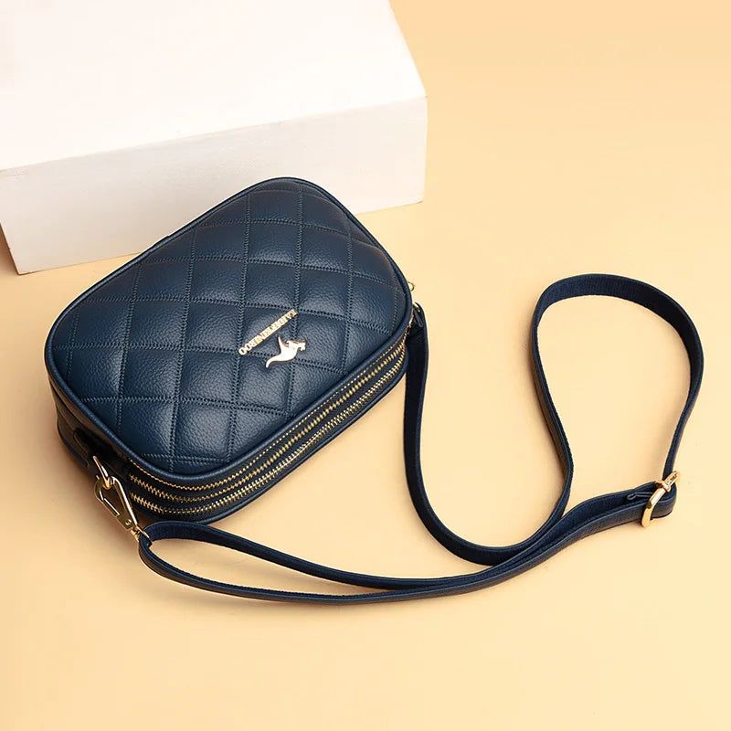 New Summer Square Small Shoulder Messenger Bag Female Girl Three Layers Circle Luxury Handbags Simple Style Crossbody Bags Purse - Yara fashion  45281558 New Summer Square Small Shoulder Messenger Bag Female Girl Three Layers Circle Luxury Handbags Simple Style Crossbody Bags Purse 