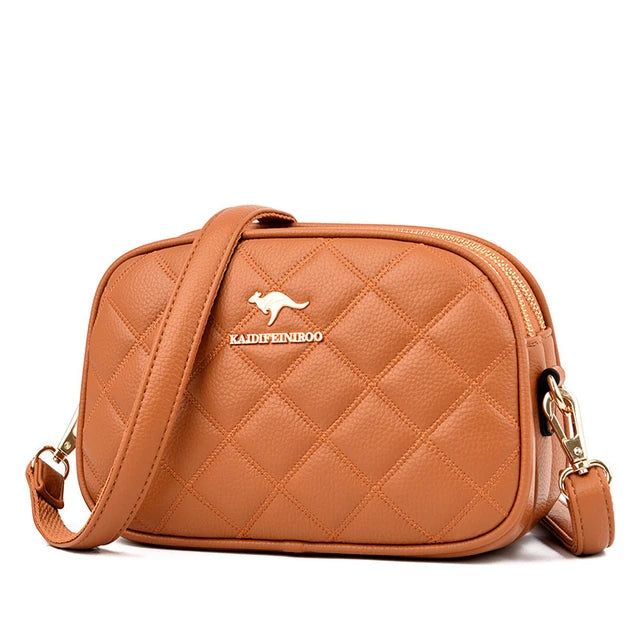 New Summer Square Small Shoulder Messenger Bag Female Girl Three Layers Circle Luxury Handbags Simple Style Crossbody Bags Purse - Yara fashion  89367779 New Summer Square Small Shoulder Messenger Bag Female Girl Three Layers Circle Luxury Handbags Simple Style Crossbody Bags Purse 