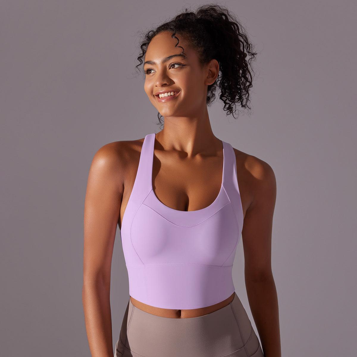 Nude Feel Sports Underwear Push up Sexy Seamless One Piece Cup Beauty Back Yoga Bra Running Workout Vest Women - Yara fashion  52701954 Nude Feel Sports Underwear Push up Sexy Seamless One Piece Cup Beauty Back Yoga Bra Running Workout Vest Women 