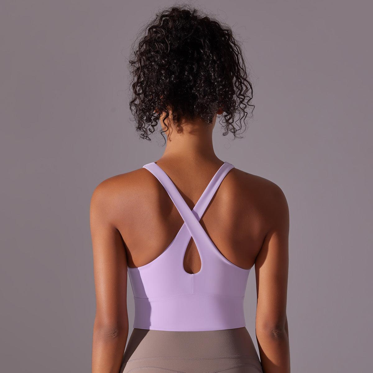 Nude Feel Sports Underwear Push up Sexy Seamless One Piece Cup Beauty Back Yoga Bra Running Workout Vest Women - Yara fashion  18219641 Nude Feel Sports Underwear Push up Sexy Seamless One Piece Cup Beauty Back Yoga Bra Running Workout Vest Women 