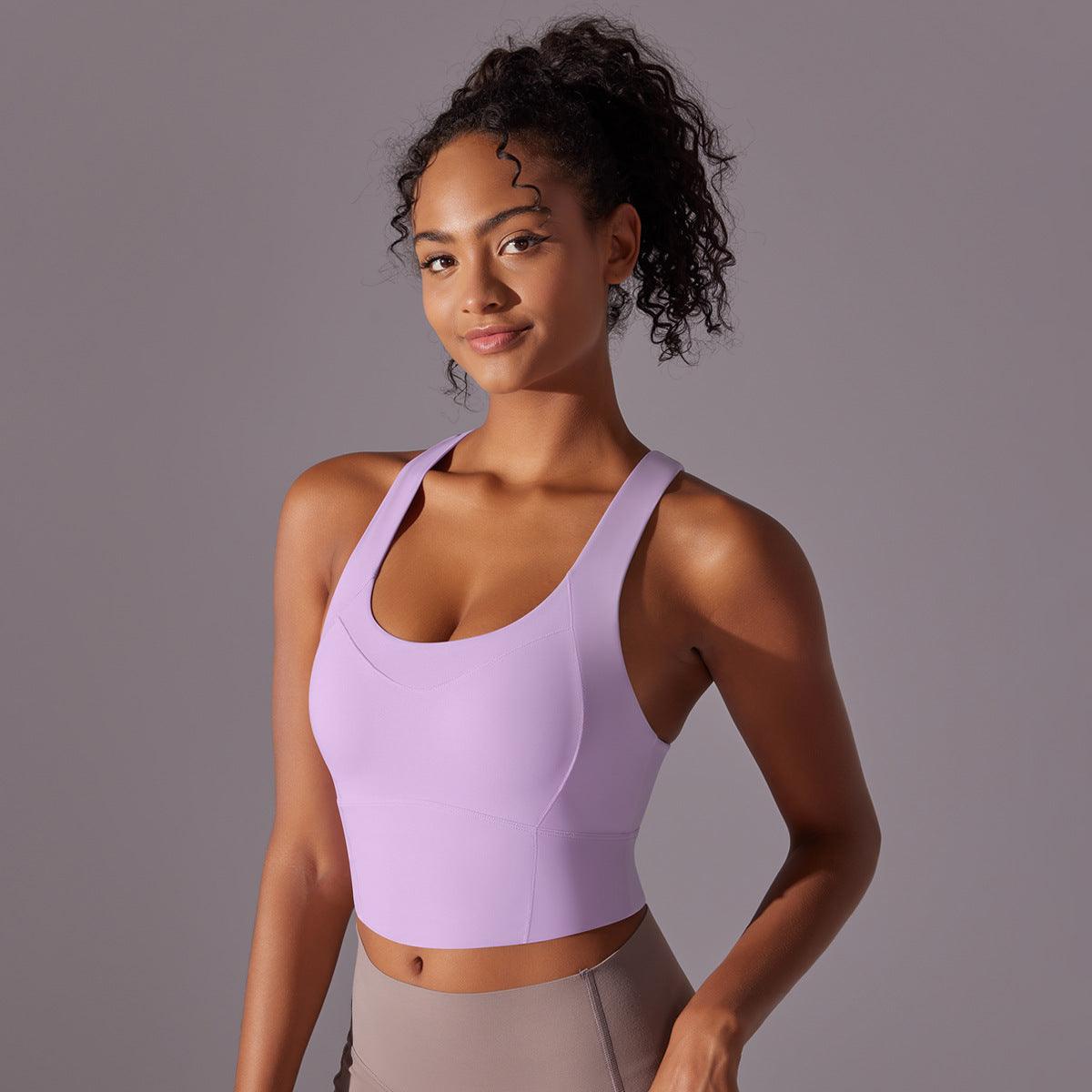 Nude Feel Sports Underwear Push up Sexy Seamless One Piece Cup Beauty Back Yoga Bra Running Workout Vest Women - Yara fashion  95279523 Nude Feel Sports Underwear Push up Sexy Seamless One Piece Cup Beauty Back Yoga Bra Running Workout Vest Women 