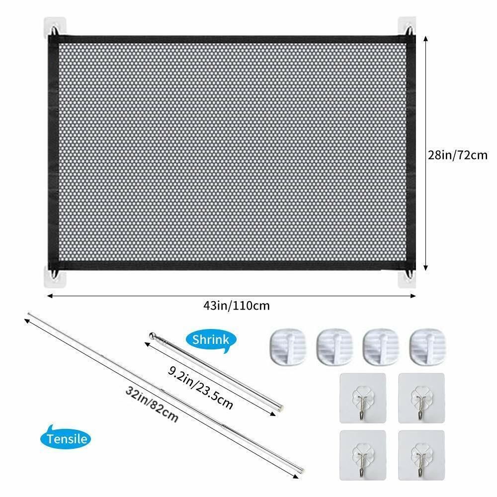 Pets Dog Cat Baby Safety Gate Mesh Fence Magic Portable Guard Net Stairs Doors - Yara fashion  18437447 Pets Dog Cat Baby Safety Gate Mesh Fence Magic Portable Guard Net Stairs Doors 