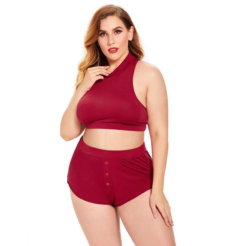 Plus Size Sexy Lingerie Split Sexy Sleepwear Milk Silk Swimsuit Outfit - Yara fashion  7431388 Plus Size Sexy Lingerie Split Sexy Sleepwear Milk Silk Swimsuit Outfit 