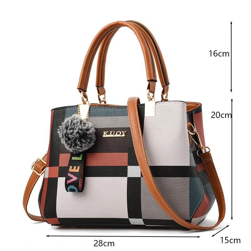 PU Leather Casual Crossbody Bags for Women Ladies Luxury Designer Tote Handbag Female Large Capacity Travel Shoulder Bag Sac - Yara fashion  4543810 PU Leather Casual Crossbody Bags for Women Ladies Luxury Designer Tote Handbag Female Large Capacity Travel Shoulder Bag Sac 