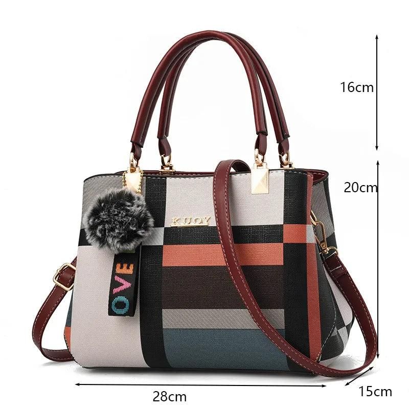 PU Leather Casual Crossbody Bags for Women Ladies Luxury Designer Tote Handbag Female Large Capacity Travel Shoulder Bag Sac - Yara fashion  71704242 PU Leather Casual Crossbody Bags for Women Ladies Luxury Designer Tote Handbag Female Large Capacity Travel Shoulder Bag Sac 