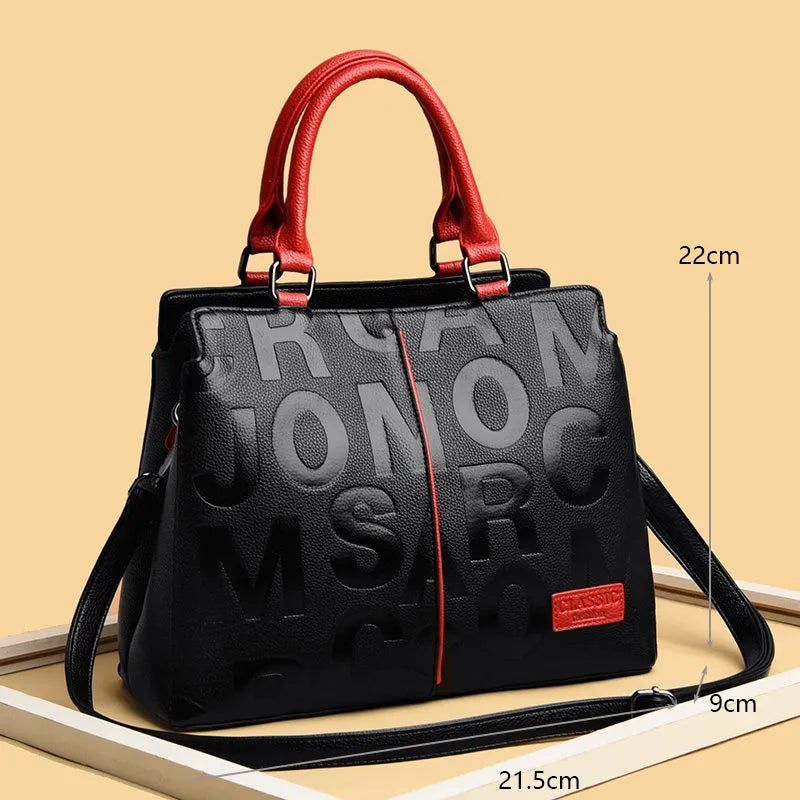 PU Leather Casual Crossbody Bags for Women Ladies Luxury Designer Tote Handbag Female Large Capacity Travel Shoulder Bag Sac - Yara fashion  28713444 PU Leather Casual Crossbody Bags for Women Ladies Luxury Designer Tote Handbag Female Large Capacity Travel Shoulder Bag Sac 