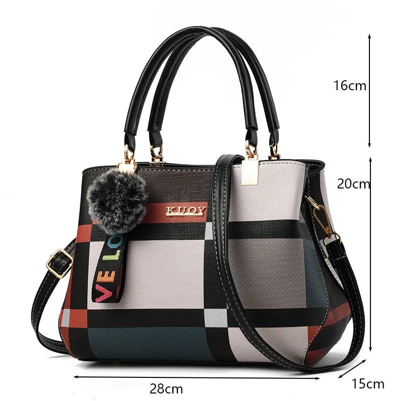 PU Leather Casual Crossbody Bags for Women Ladies Luxury Designer Tote Handbag Female Large Capacity Travel Shoulder Bag Sac - Yara fashion  46052628 PU Leather Casual Crossbody Bags for Women Ladies Luxury Designer Tote Handbag Female Large Capacity Travel Shoulder Bag Sac 