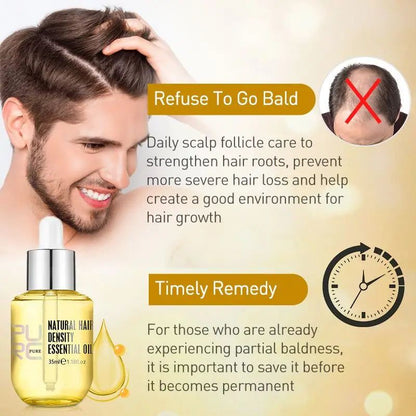 PURC Fast Hair Growth for Men Women Hair Oil Care Ginger Anti Hair Loss Scalp Treatment Grow Serum Products Beauty Health 35ml - Yara fashion  26538209 PURC Fast Hair Growth for Men Women Hair Oil Care Ginger Anti Hair Loss Scalp Treatment Grow Serum Products Beauty Health 35ml 