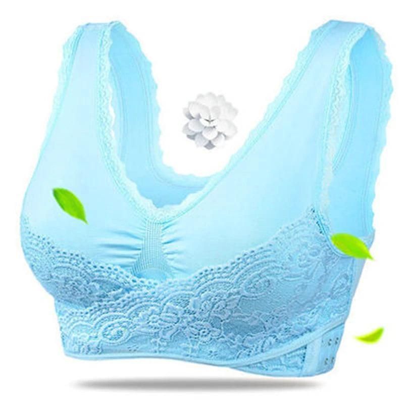 Push high thick breathable gather large size chest underwear bra underwear yoga sports seamless vest bra female - Yara fashion  18501495 Push high thick breathable gather large size chest underwear bra underwear yoga sports seamless vest bra female 