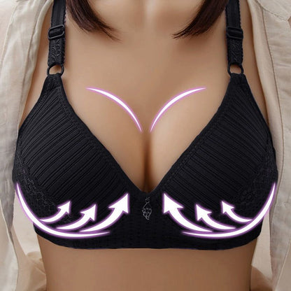 Push Up Bra Anti-sag Bra For Women Solid Color Sexy Fashion Underwear Comfortable Soft Female Bra Large Size Sports Lingerie - Yara fashion  46045446 Push Up Bra Anti-sag Bra For Women Solid Color Sexy Fashion Underwear Comfortable Soft Female Bra Large Size Sports Lingerie 