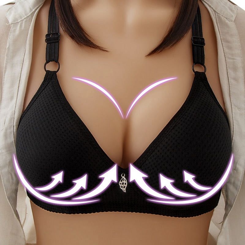 Push Up Bra Anti-sag Bra For Women Solid Color Sexy Fashion Underwear Comfortable Soft Female Bra Large Size Sports Lingerie - Yara fashion  51452864 Push Up Bra Anti-sag Bra For Women Solid Color Sexy Fashion Underwear Comfortable Soft Female Bra Large Size Sports Lingerie 