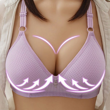 Push Up Bra Anti-sag Bra For Women Solid Color Sexy Fashion Underwear Comfortable Soft Female Bra Large Size Sports Lingerie - Yara fashion  28642094 Push Up Bra Anti-sag Bra For Women Solid Color Sexy Fashion Underwear Comfortable Soft Female Bra Large Size Sports Lingerie 