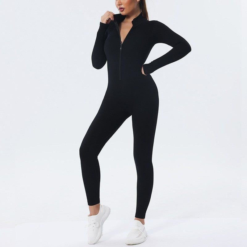 Quick Drying One Piece Seamless Yoga Clothes Sports Suit Women Tight Dance Fitness Yoga Bodysuit Yoga Pants - Yara fashion  92489312 Quick Drying One Piece Seamless Yoga Clothes Sports Suit Women Tight Dance Fitness Yoga Bodysuit Yoga Pants 