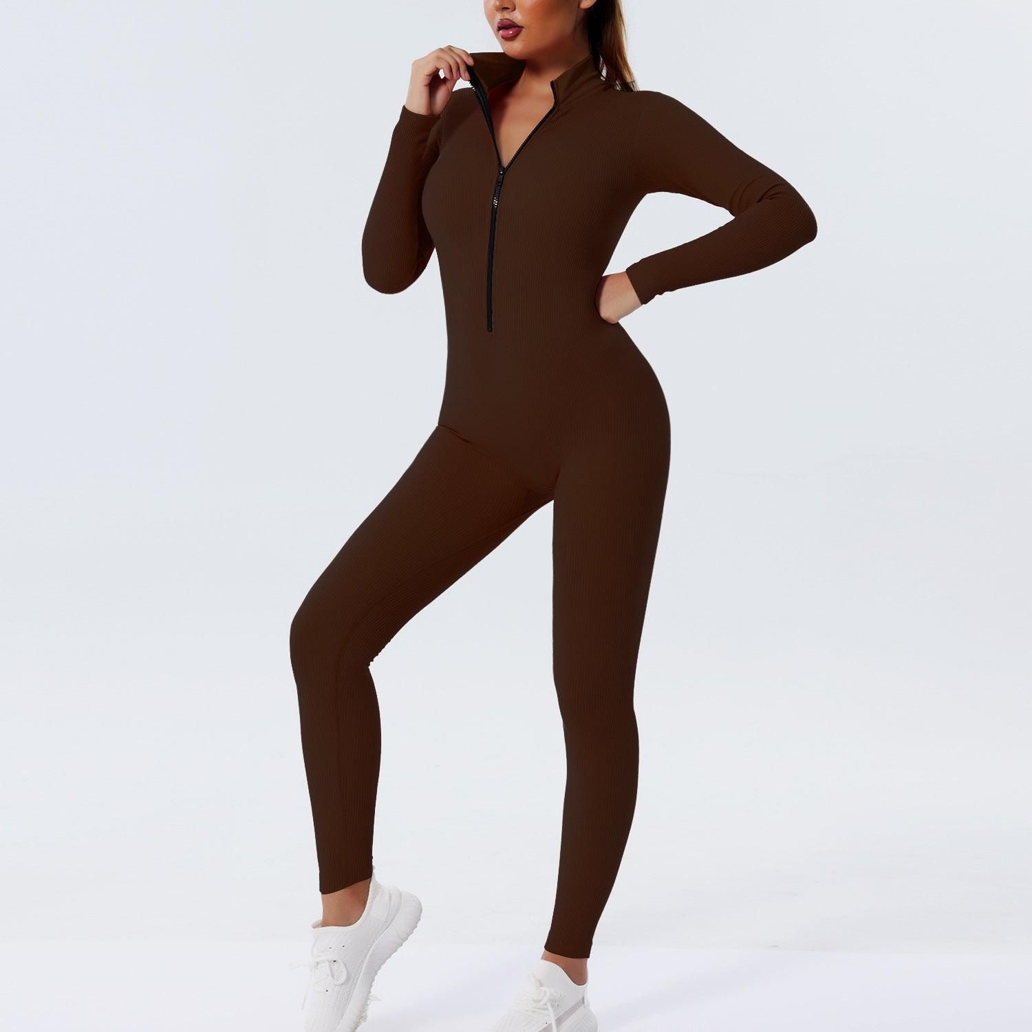 Quick Drying One Piece Seamless Yoga Clothes Sports Suit Women Tight Dance Fitness Yoga Bodysuit Yoga Pants - Yara fashion  86775670 Quick Drying One Piece Seamless Yoga Clothes Sports Suit Women Tight Dance Fitness Yoga Bodysuit Yoga Pants 