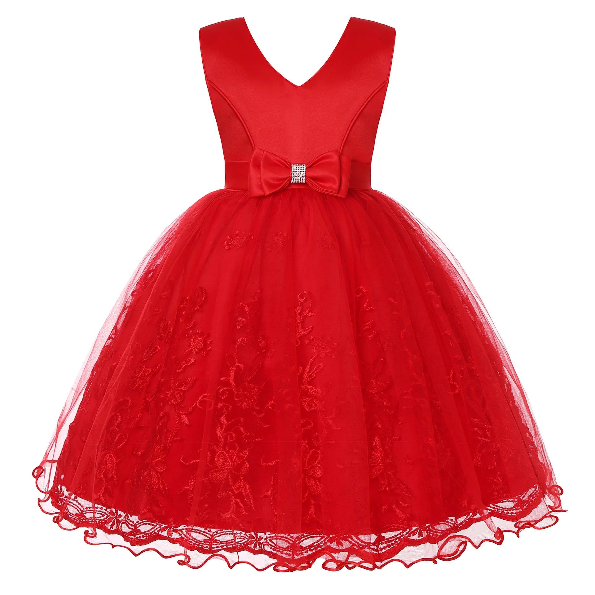 Red Pink Yellow Girl Dress Flower Causal Baby Girl Tutu Dress Birthday Wedding Performance Kids Clothing for Girls Size 3-10Y - Yara fashion  30773586 Red Pink Yellow Girl Dress Flower Causal Baby Girl Tutu Dress Birthday Wedding Performance Kids Clothing for Girls Size 3-10Y 