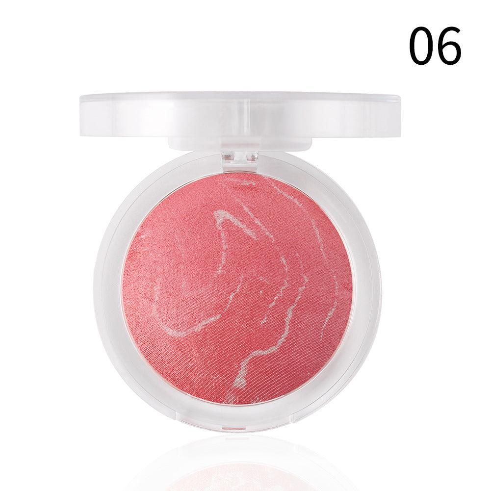 Romantic Beauty Highlighter Blush All-in-One Blush Palette Makeup Pearl Baked Powder Blush Palette - Yara fashion  42235153 Romantic Beauty Highlighter Blush All-in-One Blush Palette Makeup Pearl Baked Powder Blush Palette 