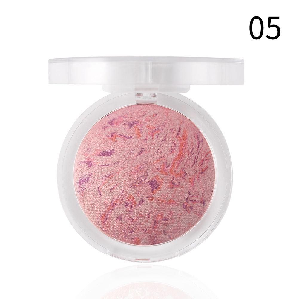 Romantic Beauty Highlighter Blush All-in-One Blush Palette Makeup Pearl Baked Powder Blush Palette - Yara fashion  1977020 Romantic Beauty Highlighter Blush All-in-One Blush Palette Makeup Pearl Baked Powder Blush Palette 