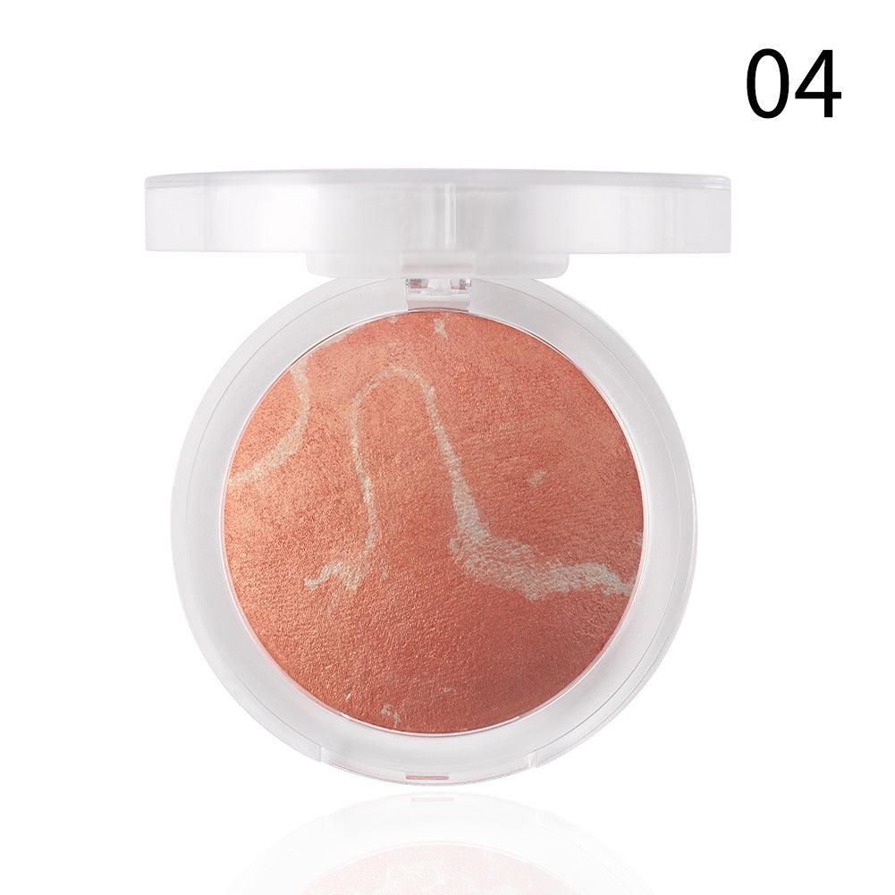 Romantic Beauty Highlighter Blush All-in-One Blush Palette Makeup Pearl Baked Powder Blush Palette - Yara fashion  79439302 Romantic Beauty Highlighter Blush All-in-One Blush Palette Makeup Pearl Baked Powder Blush Palette 