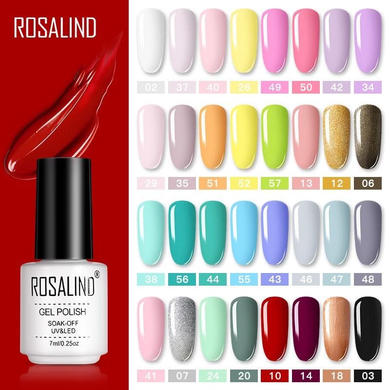 ROSALIND Gel Polish Set Manicure for Nails Semi Permanent Vernis top - Yara fashion  3869798 ROSALIND Gel Polish Set Manicure for Nails Semi Permanent Vernis top 