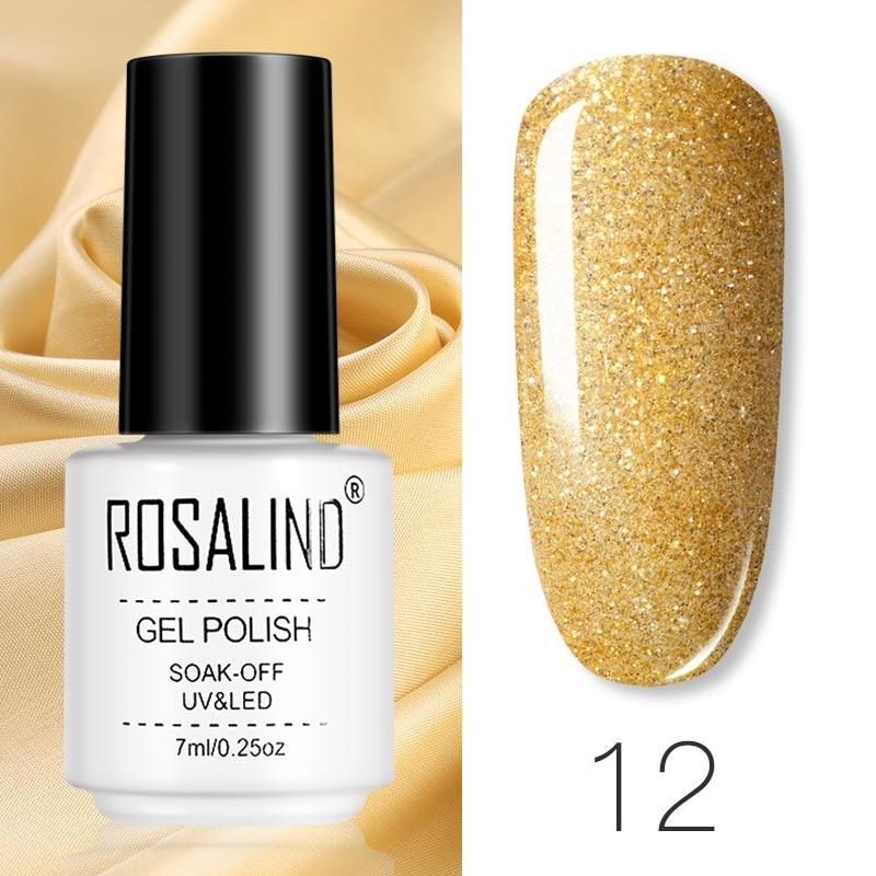 ROSALIND Gel Polish Set Manicure for Nails Semi Permanent Vernis top - Yara fashion  85140618 ROSALIND Gel Polish Set Manicure for Nails Semi Permanent Vernis top 