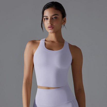 Seamless Sport Beauty Back Underwear Skin Friendly Nude Feel Breathable Yoga Vest Shockproof Push up Beauty Back Yoga Bra - Yara fashion  62095893 Seamless Sport Beauty Back Underwear Skin Friendly Nude Feel Breathable Yoga Vest Shockproof Push up Beauty Back Yoga Bra 