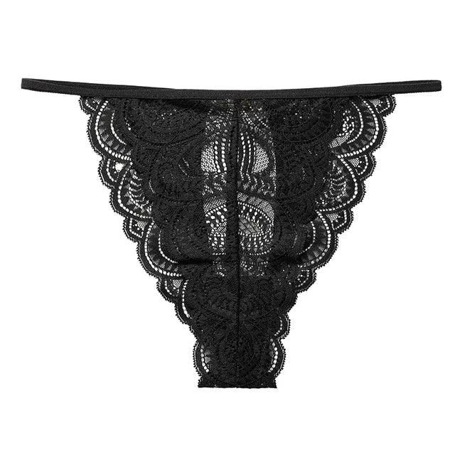 Sexy Girls G String Lace Panties Women Briefs Thong Hollow Out Transparent Underwear Female Thin Low Waist Lingerie Size S-XL - Yara fashion  78753681 Sexy Girls G String Lace Panties Women Briefs Thong Hollow Out Transparent Underwear Female Thin Low Waist Lingerie Size S-XL 