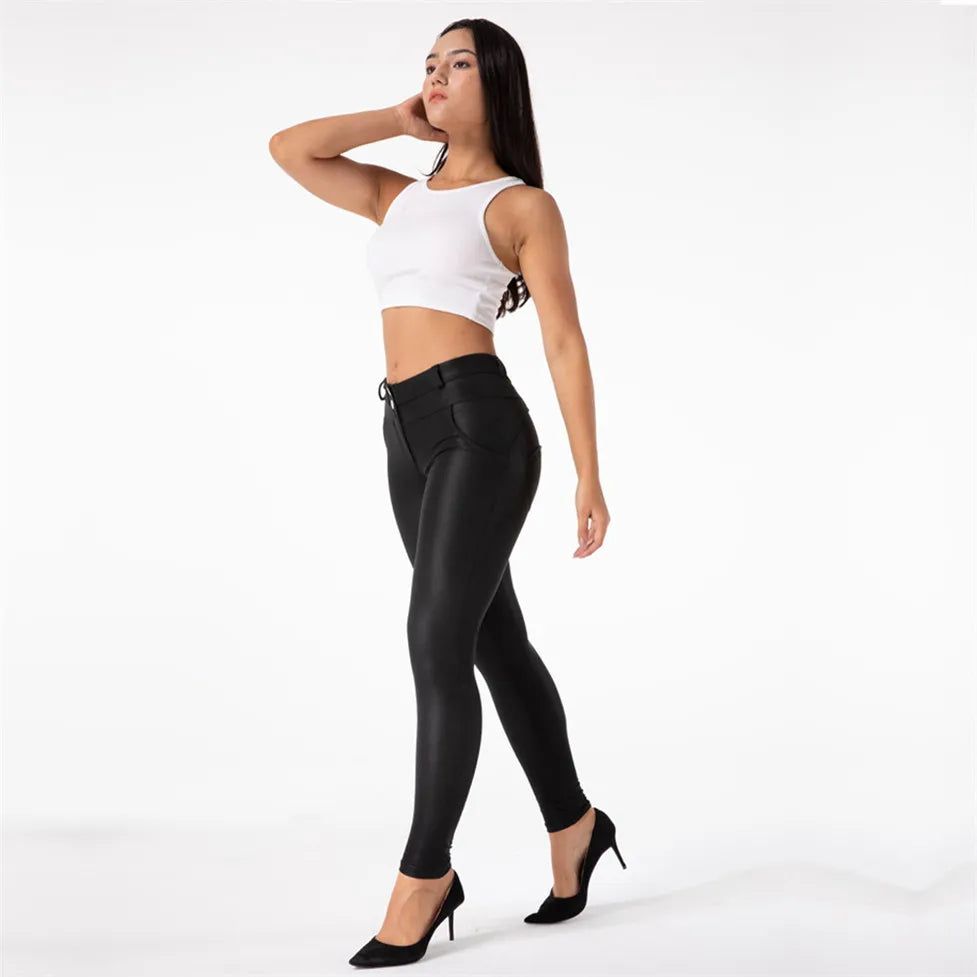 Shascullfites Melody Black Pleather Pants Womens Heat Fleece Lined Leggings Pu Skinny Push Up Trousers - Yara fashion  36515659 Shascullfites Melody Black Pleather Pants Womens Heat Fleece Lined Leggings Pu Skinny Push Up Trousers 