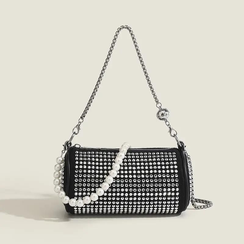 Shiny Rhinestone Crossbody Bag Casual Fashion - Yara fashion  39744865 Shiny Rhinestone Crossbody Bag Casual Fashion 