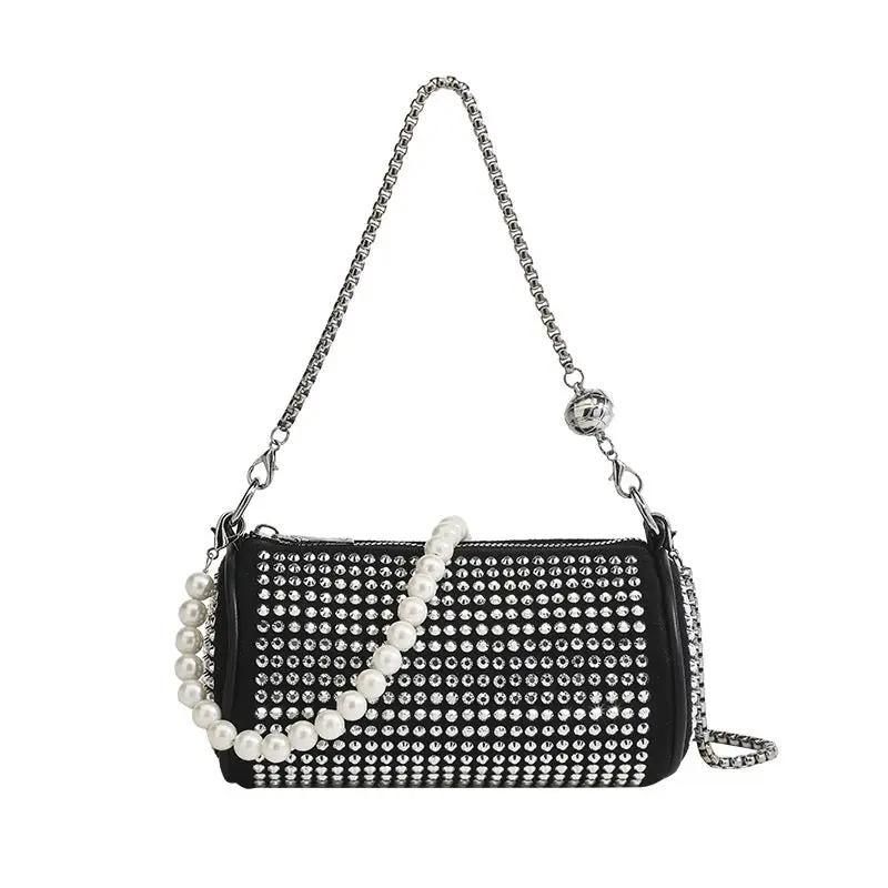 Shiny Rhinestone Crossbody Bag Casual Fashion - Yara fashion  86160789 Shiny Rhinestone Crossbody Bag Casual Fashion 