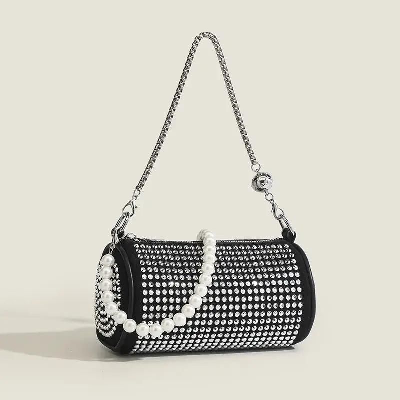 Shiny Rhinestone Crossbody Bag Casual Fashion - Yara fashion  46628139 Shiny Rhinestone Crossbody Bag Casual Fashion 