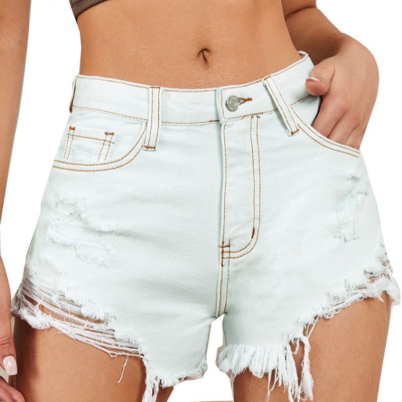 Shorts Women Sexy Ripped Frayed Shorts Pants - Yara fashion  2904104 Shorts Women Sexy Ripped Frayed Shorts Pants 