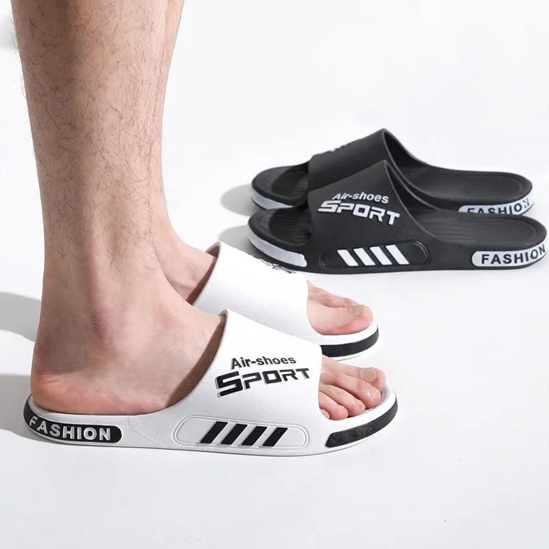 Slippers Summer PVC Soft Slippers for Male Outdoor Thicken Anti-slip Beach Sandals Bathroom Home Flip Flop 2024 New Sandal - Yara fashion  92784135 Slippers Summer PVC Soft Slippers for Male Outdoor Thicken Anti-slip Beach Sandals Bathroom Home Flip Flop 2024 New Sandal 