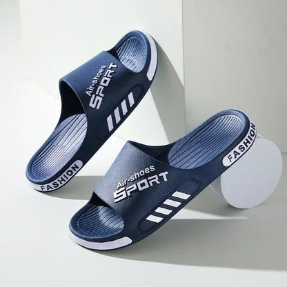 Slippers Summer PVC Soft Slippers for Male Outdoor Thicken Anti-slip Beach Sandals Bathroom Home Flip Flop 2024 New Sandal - Yara fashion  4693571 Slippers Summer PVC Soft Slippers for Male Outdoor Thicken Anti-slip Beach Sandals Bathroom Home Flip Flop 2024 New Sandal 