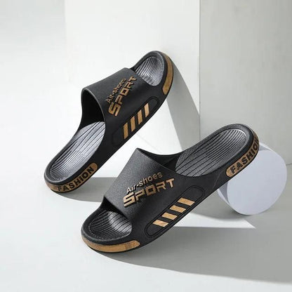 Slippers Summer PVC Soft Slippers for Male Outdoor Thicken Anti-slip Beach Sandals Bathroom Home Flip Flop 2024 New Sandal - Yara fashion  69861104 Slippers Summer PVC Soft Slippers for Male Outdoor Thicken Anti-slip Beach Sandals Bathroom Home Flip Flop 2024 New Sandal 