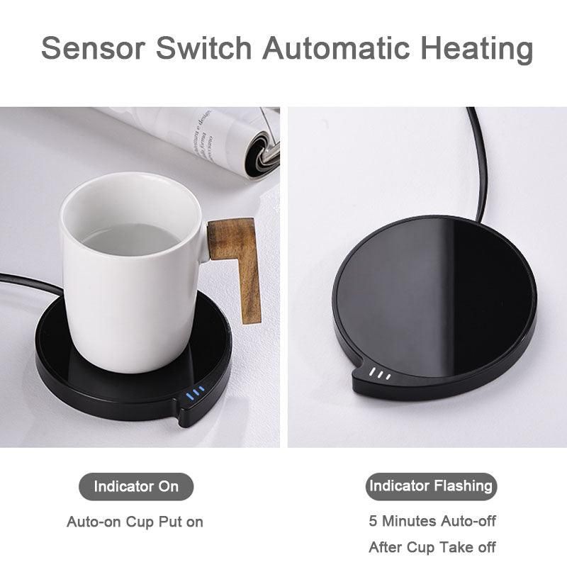 Smart Coffee Mug Cup Warmer For Office Home With Three Temperature Waterproof Thermostatic Heat Cup Pad - Yara fashion  84815768 Smart Coffee Mug Cup Warmer For Office Home With Three Temperature Waterproof Thermostatic Heat Cup Pad 