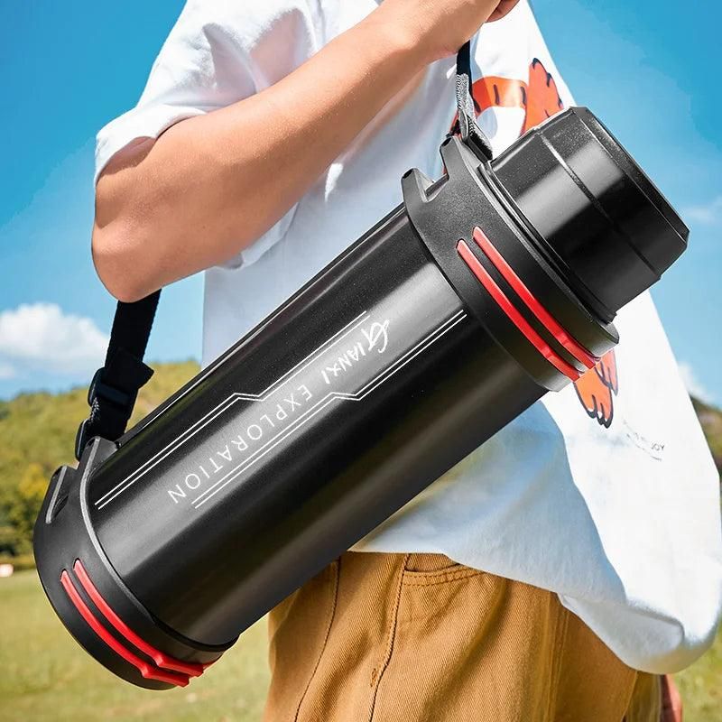 Stainless Steel Thermos Bottle Vacuum Large capacity Flasks Water Bottle Insulated Water Outdoor travel Bottle Cup Keeping Warm - Yara fashion  15318241 Stainless Steel Thermos Bottle Vacuum Large capacity Flasks Water Bottle Insulated Water Outdoor travel Bottle Cup Keeping Warm 