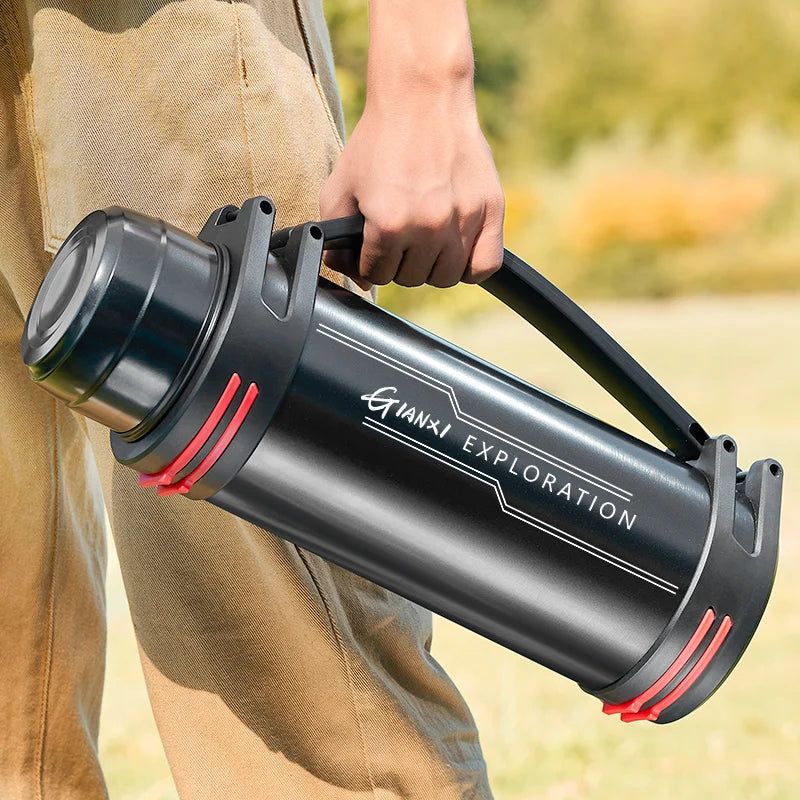 Stainless Steel Thermos Bottle Vacuum Large capacity Flasks Water Bottle Insulated Water Outdoor travel Bottle Cup Keeping Warm - Yara fashion  30175227 Stainless Steel Thermos Bottle Vacuum Large capacity Flasks Water Bottle Insulated Water Outdoor travel Bottle Cup Keeping Warm 