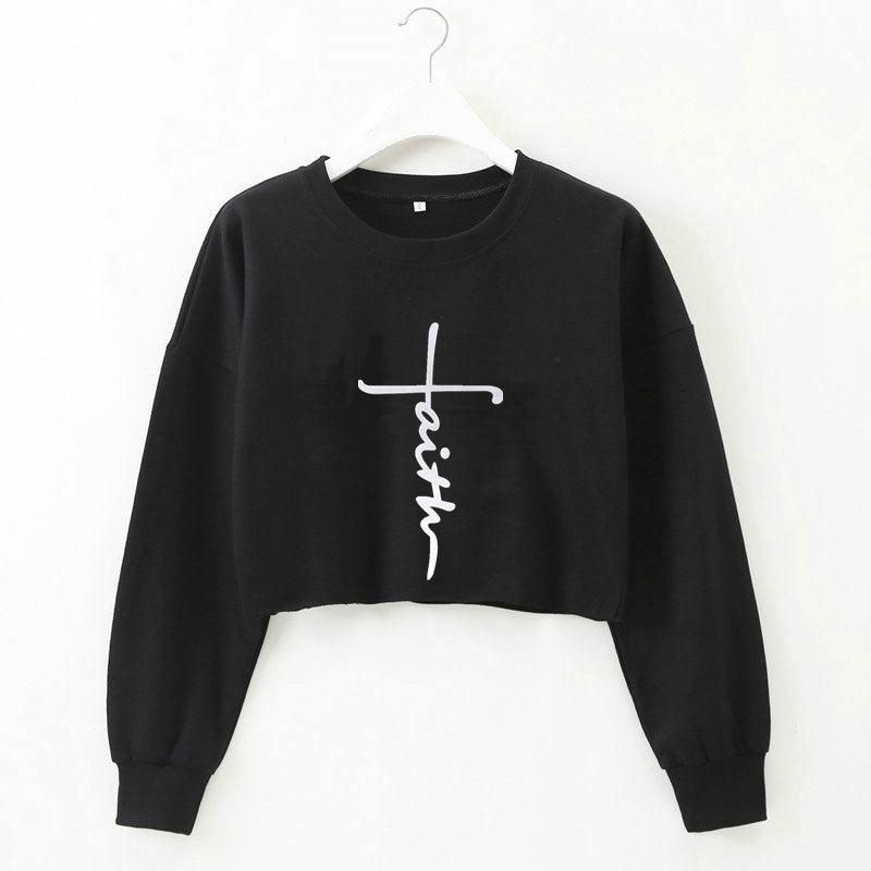 Street Autumn Winter Women Wear Sweater Letter Graphic Print Cropped Long Sleeves Round Neck Top Women - Yara fashion  50337770 Street Autumn Winter Women Wear Sweater Letter Graphic Print Cropped Long Sleeves Round Neck Top Women 