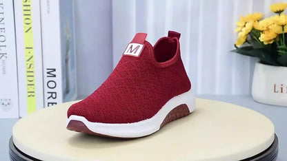 Summer Korean Mesh Comfortable Women Shoes Breathable Hollow Sports Walking Sneakers Casual Flat Ladies Solid Shoes - Yara fashion  13320731 Summer Korean Mesh Comfortable Women Shoes Breathable Hollow Sports Walking Sneakers Casual Flat Ladies Solid Shoes 