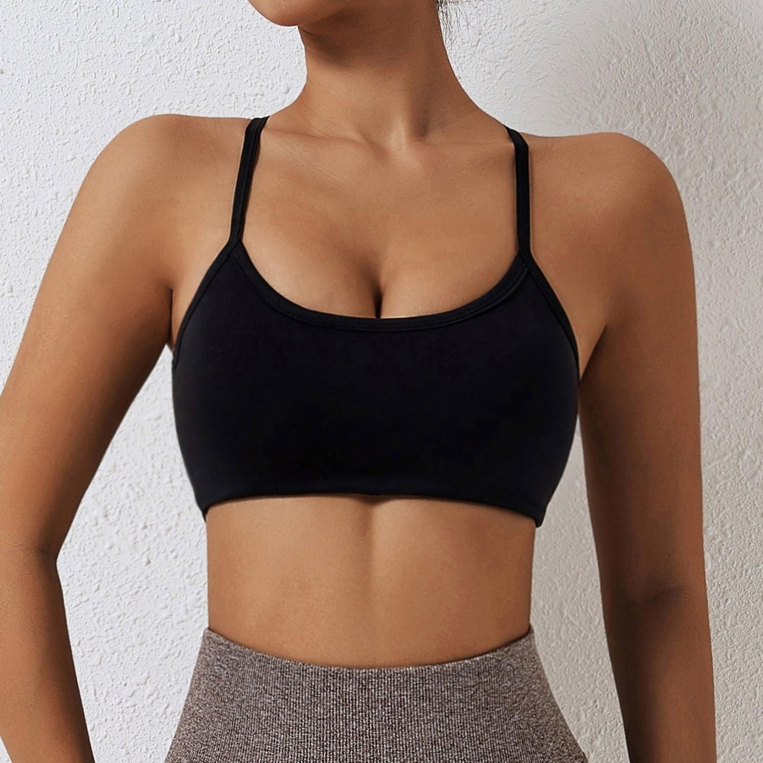 Summer Nude Feel Yoga Bra Quick Drying Beauty Back Exercise Underwear Brushed Running Fitness Yoga Wear Women - Yara fashion  88390788 Summer Nude Feel Yoga Bra Quick Drying Beauty Back Exercise Underwear Brushed Running Fitness Yoga Wear Women 