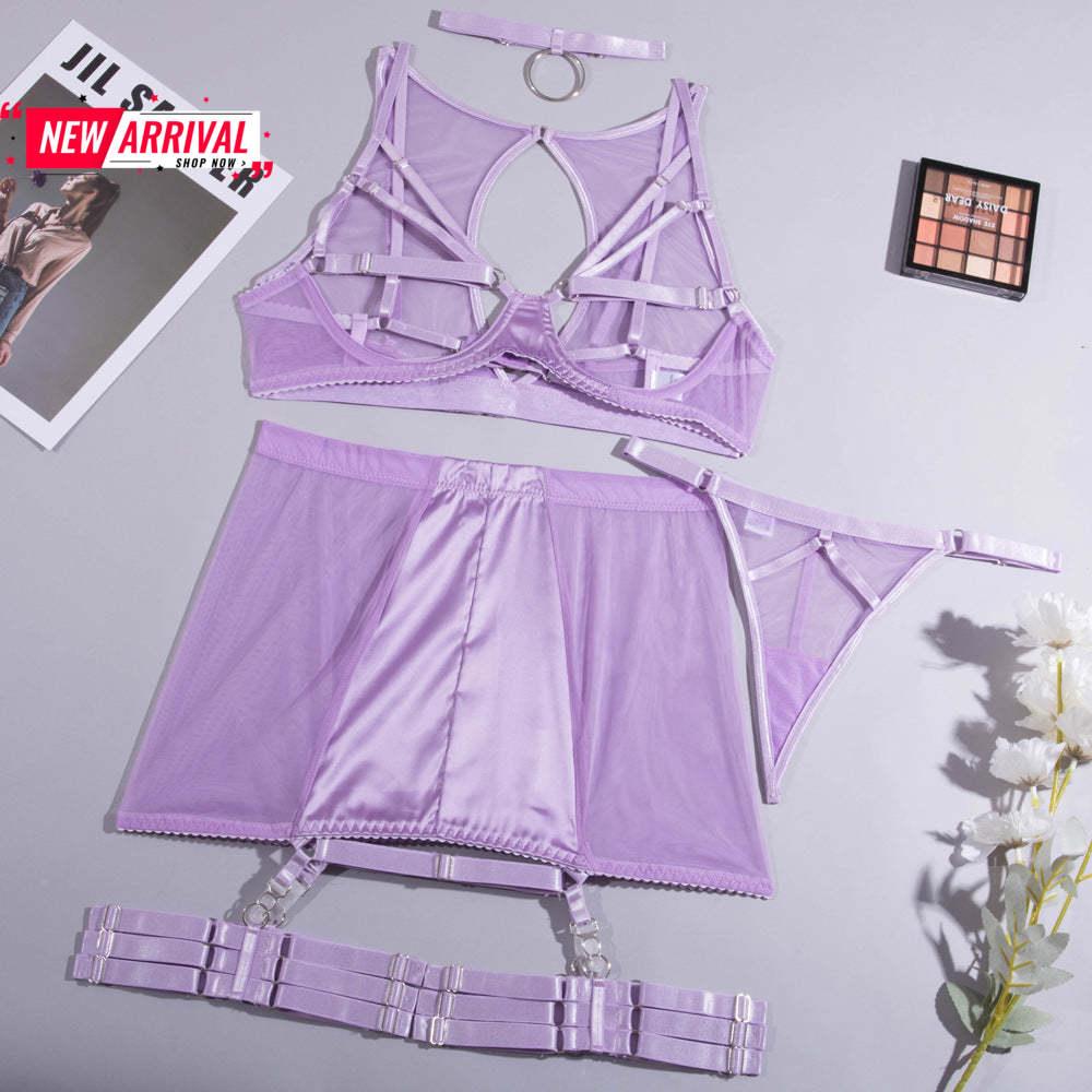 Summer Women Clothing Mesh Comfortable Slim Sexy Lingerie With Steel Ring Push up - Yara fashion  72667206 Summer Women Clothing Mesh Comfortable Slim Sexy Lingerie With Steel Ring Push up 