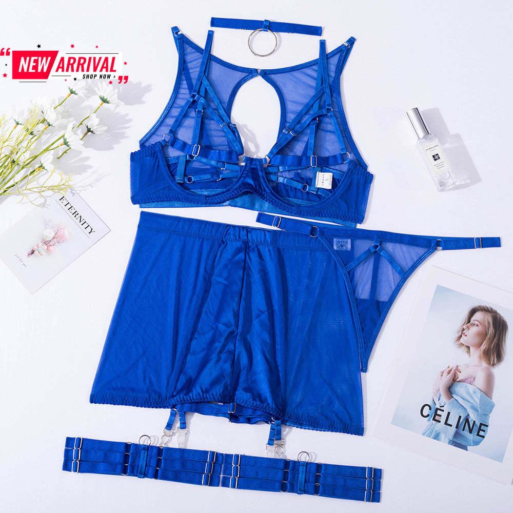 Summer Women Clothing Mesh Comfortable Slim Sexy Lingerie With Steel Ring Push up - Yara fashion  85061943 Summer Women Clothing Mesh Comfortable Slim Sexy Lingerie With Steel Ring Push up 