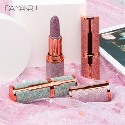 Temperature Color Changing Glitter Lipstick Waterproof Long Lasting Moisturizing Velvet Matte Lip Tint Red Pink Sexy Lips Makeup - Yara fashion  70546589 Temperature Color Changing Glitter Lipstick Waterproof Long Lasting Moisturizing Velvet Matte Lip Tint Red Pink Sexy Lips Makeup 